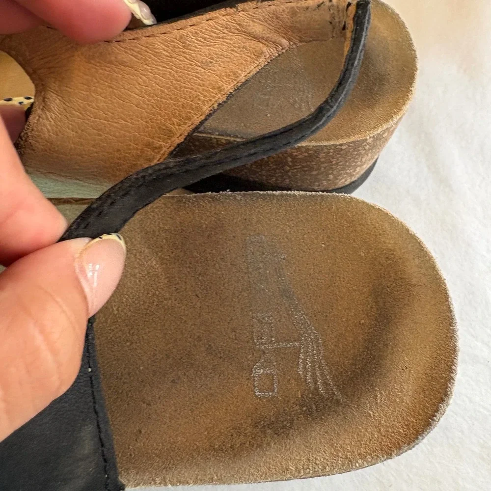 Dansko black leather